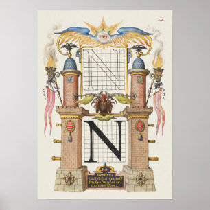 Póster Calligrafía vintage