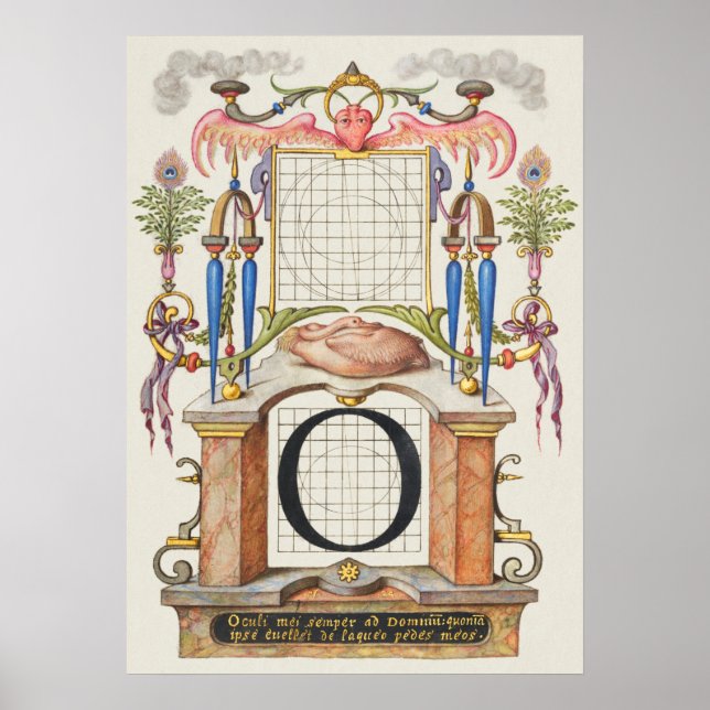 Póster Calligrafía vintage (Frente)