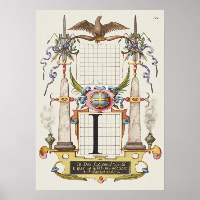 Póster Calligrafía vintage (Frente)