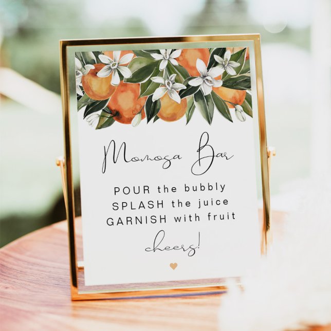 Póster CALLIOPE Citrus Naranja Clementine MOMosa Bar (Subido por el creador)