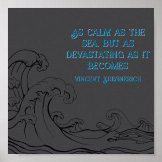 Póster Calm as the Sea Poster