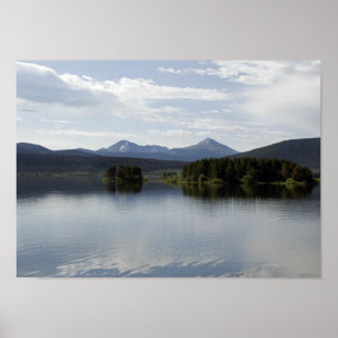 Póster Calm Lake Dillon Colorado