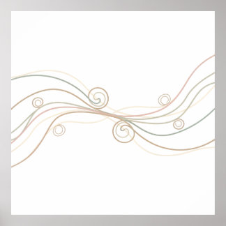 Póster Calm Line Harmony – Minimalist Abstract Poster