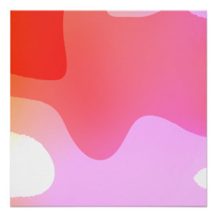 Póster Calm rojo 23