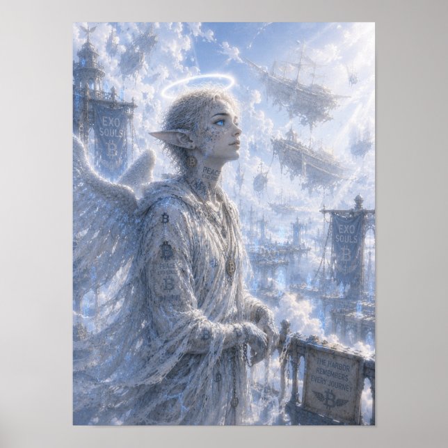 Póster Calma / Ángel / Puerto de Nubes (Frente)