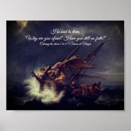 Póster Calmar el mar