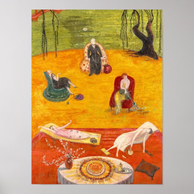 Póster Calor, 1919 por Florine Stettheimer (Frente)