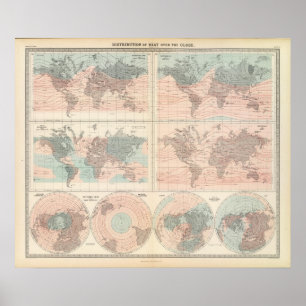 Póster Calor en todo el mundo