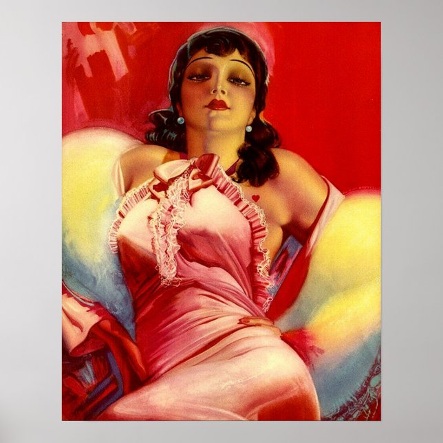 Póster Caluroso de los años 1930 (Frente)