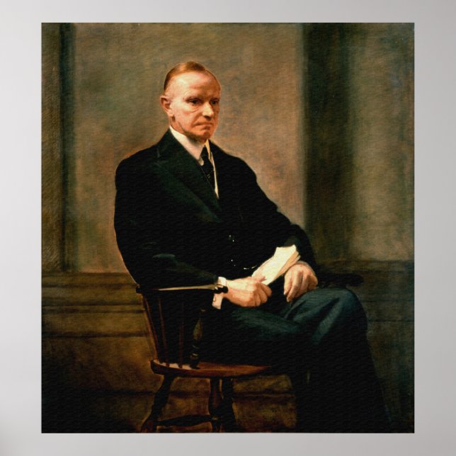 Póster CALVIN COOLIDGE por Charles Syndey Hopinknson (Frente)