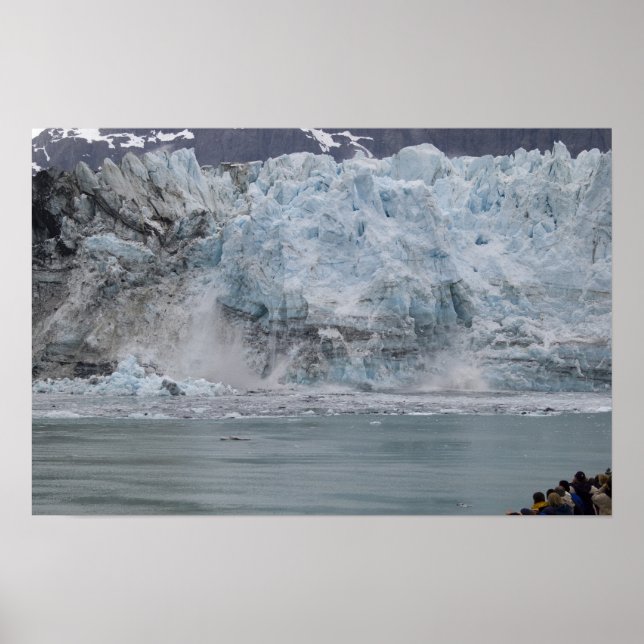 Póster Calving de la Bahía del Glaciar (Frente)