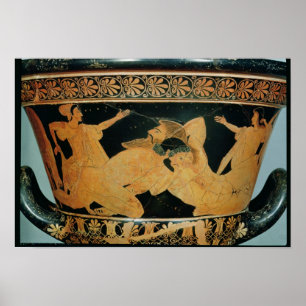 Póster Calyx-krater 2 de figura roja atlántica