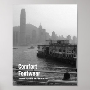 Póster Calzado de confort en Hong Kong