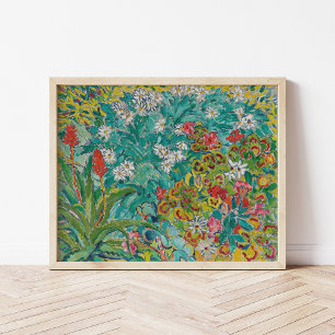 Póster Cama de flores   Louis Valtat