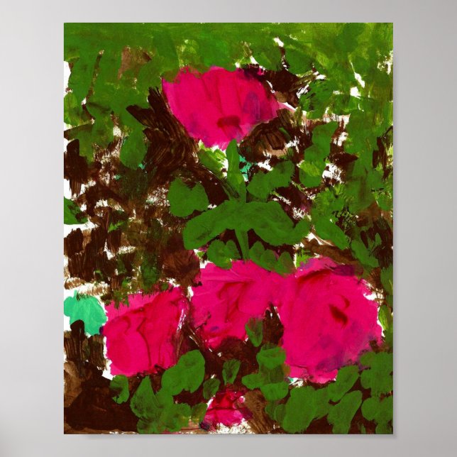 Póster Cama de Rosas  (Frente)