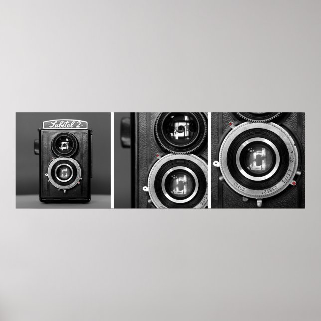 Póster Cámara antigua 1 (Frente)