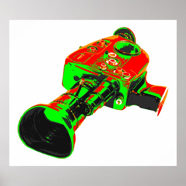 Póster Cámara de 16 mm (Frente)