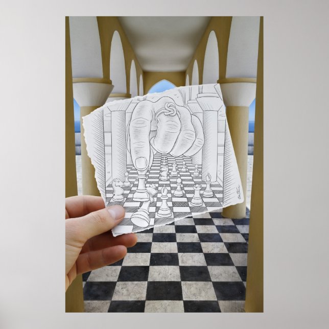 Póster Cámara De Lápiz Vs - Jaque mate (Frente)