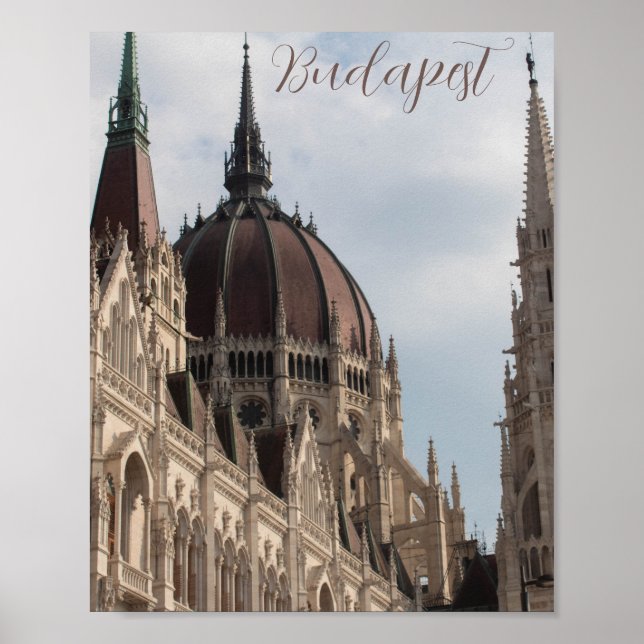 Póster Cámara de Parlamento de Budapest (Frente)