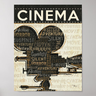 Póster Cámara de película del vintage