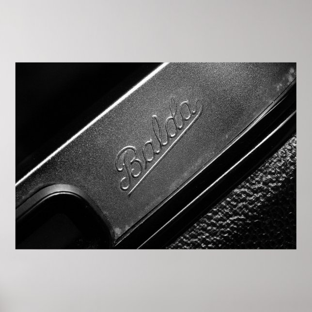 Póster Cámara de vintage (Frente)