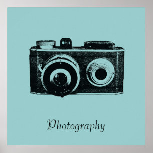Póster Cámara del vintage