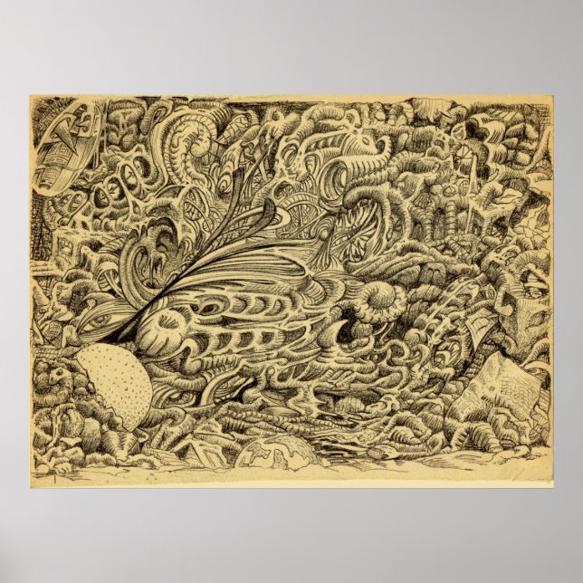 Póster Cámara Enferma, por Brian Benson (Frente)