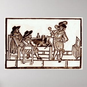 Póster Cámara privada con tubería y tankard
