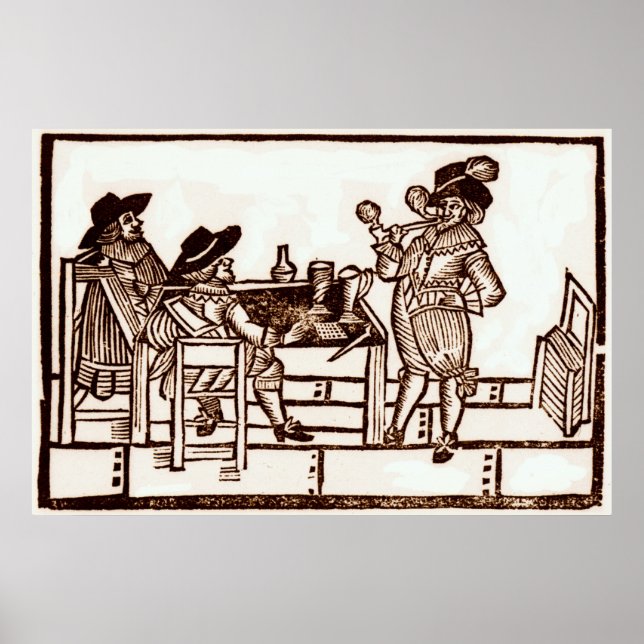 Póster Cámara privada con tubería y tankard (Frente)