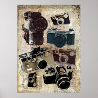 Póster cámara retro de fotografía de fotógrafo con proble