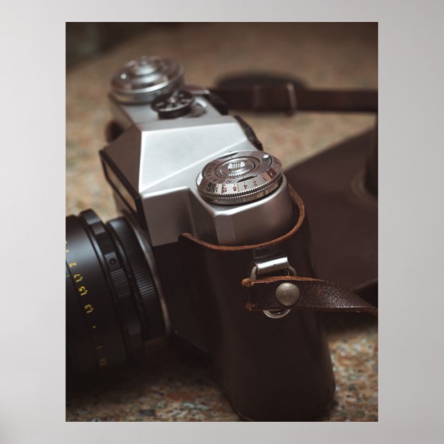 Póster Cámara vintage (Frente)