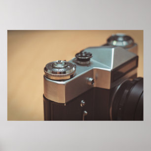 Póster Cámara vintage