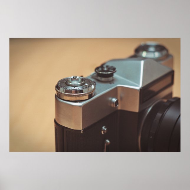 Póster Cámara vintage (Frente)