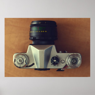 Póster Cámara vintage