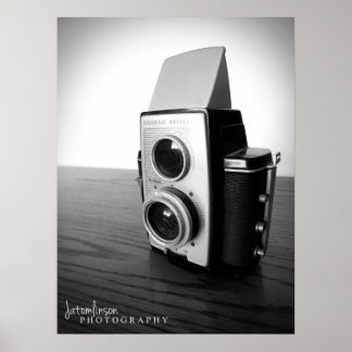Póster Cámara Vintage - Brownie Reflex 20 Circa 1959
