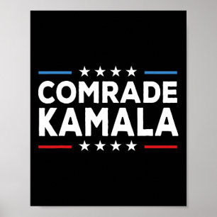 Póster Camarada Kamala Anti Kamala Harris