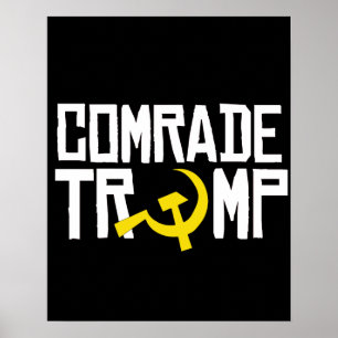 Póster Camarada Trump — Anti-Trump Design —