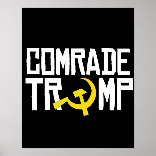 Póster Camarada Trump — Anti-Trump Design — (Frente)