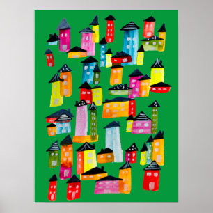 Póster Cámaras acuáticas brillantes