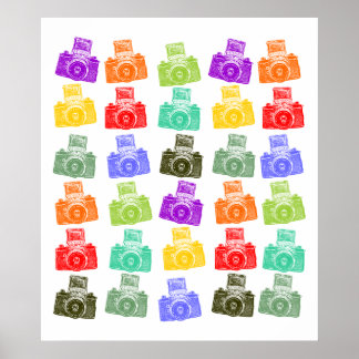 Póster Cámaras coloridas
