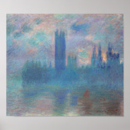 Póster Cámaras del Parlamento (Londres), Monet