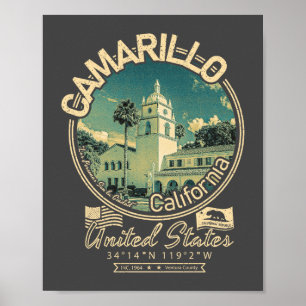 PÓSTER CAMARILLO CALIFORNIA - CAMARILLO CA