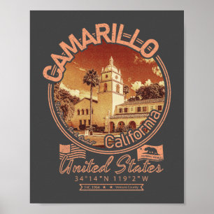 PÓSTER CAMARILLO CALIFORNIA - CAMARILLO CA