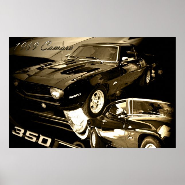 Póster Camaro De 1969 (Frente)