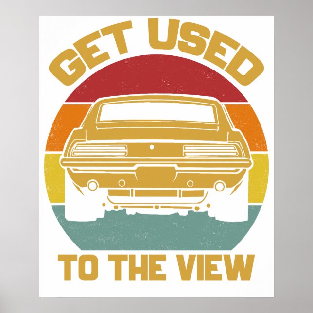 Póster Camaro SS RS 2 de 5ta generación parte trasera (Frente)