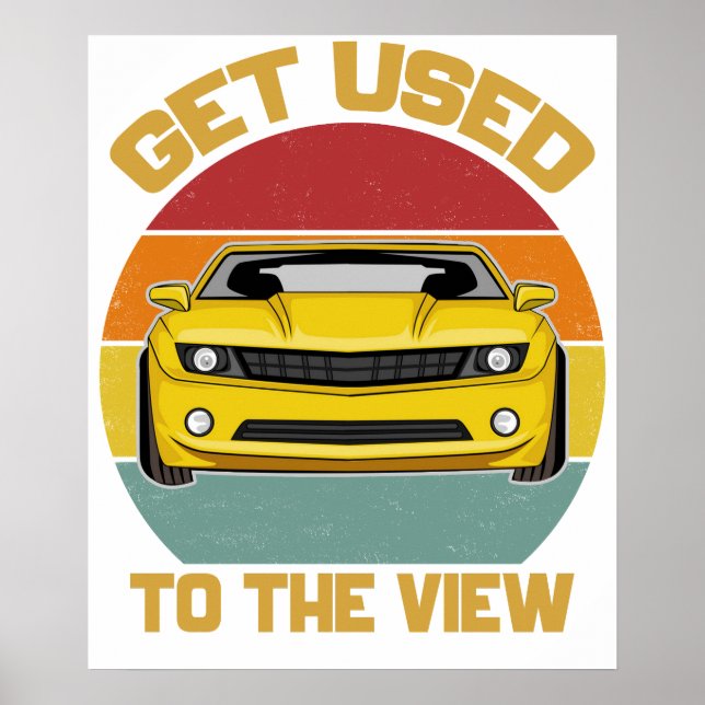 Póster Camaro SS RS Chevy de 5ta generación (Frente)