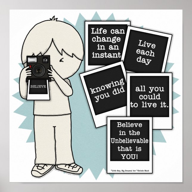 Póster Cambiar en un Poster instantáneo (Frente)