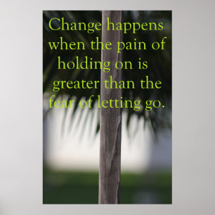 Póster Cambiar los sucesos