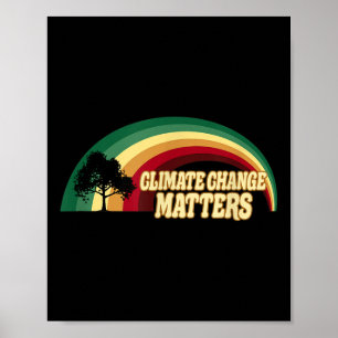 Póster Cambio Climático S Protección Ambiental Hombres Mu