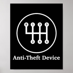 Póster Cambio de dispositivo antirrobo - Para los amantes
